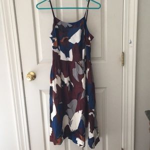 Ann Taylor LOFT multicolored A line dress